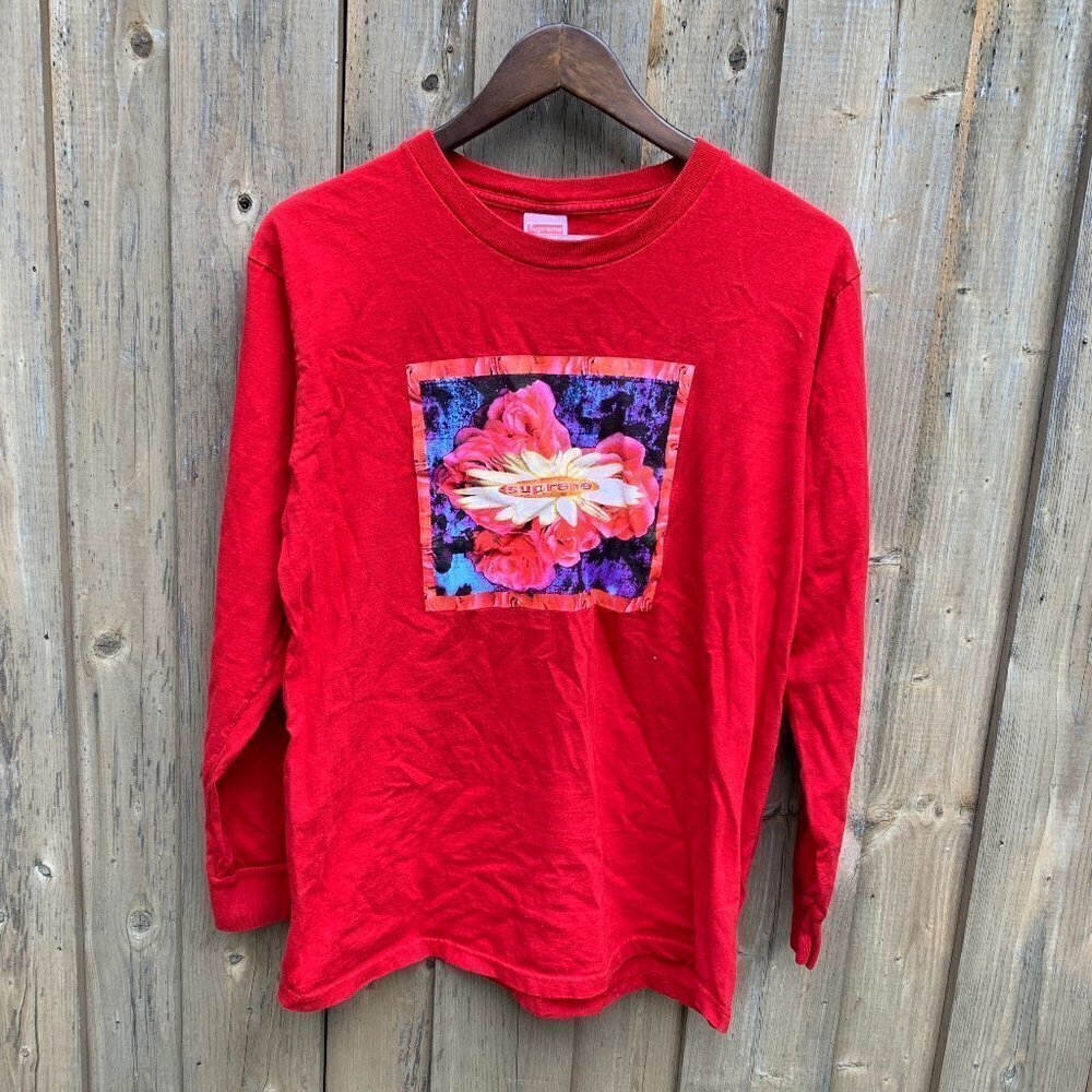 2017 Supreme Bloom Long Sleeve Shirt Medium